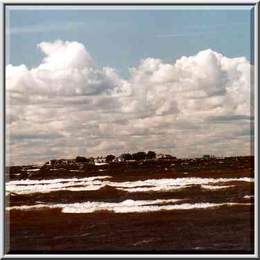 A fort in Gulf of Finland near Solnechnoe and ...[2 words]... St. Petersburg, Russia, August 1, 2001