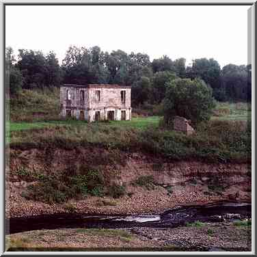 Remains of an estate on banks of Tosna River 3 ...[8 words]... St. Petersburg. Russia, August 25, 2001