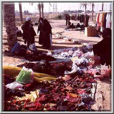 Bedouin Market. Beer-Sheva, the Middle East, September 13, 2001