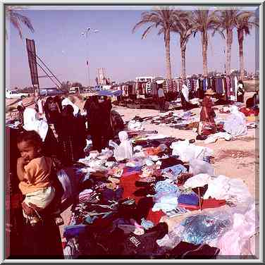 Bedouin Market. Beer-Sheva, the Middle East, September 13, 2001