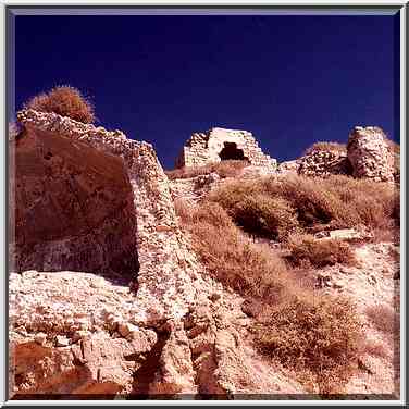 Ruins of an ancient Crusaders fortress destroying ...[9 words]... The Middle East, September 19, 2001