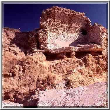 Ruins of cisterns (?) of an ancient Crusaders ...[11 words]... The Middle East, September 19, 2001