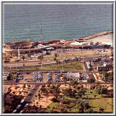 Area around Dolphinarium from Migdal Shalom ...[2 words]... Aviv, the Middle East, October 25, 2001