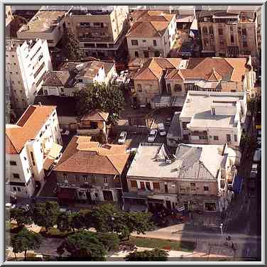 Houses buit at the beginning of 19th century at ...[11 words]... Aviv, the Middle East, October 25, 2001